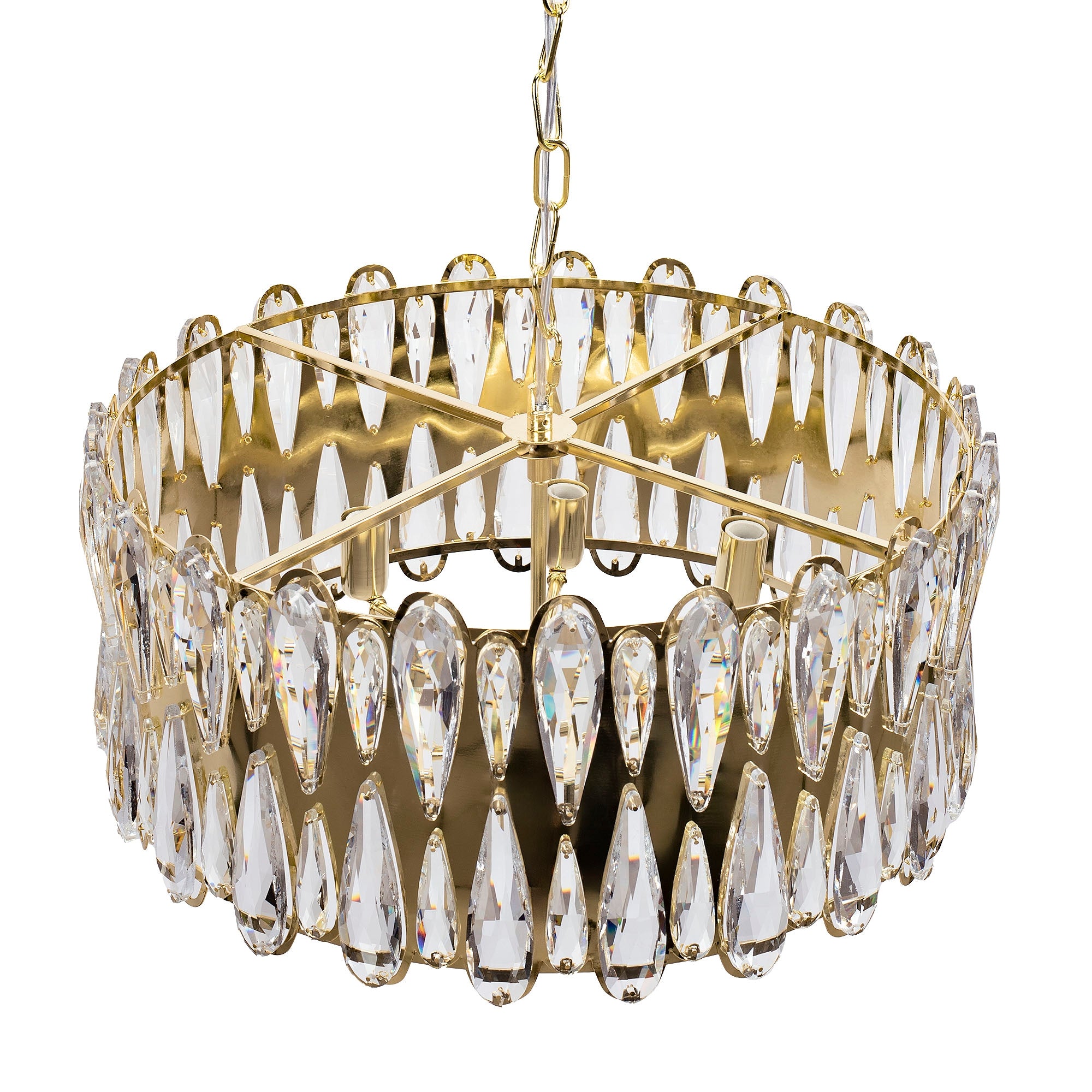 Lampa Sufitowa Wisząca App1718-cp Złota  4