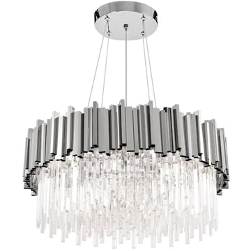 Lampa sufitowa plafon kryształowa APP1480-1C Chrom