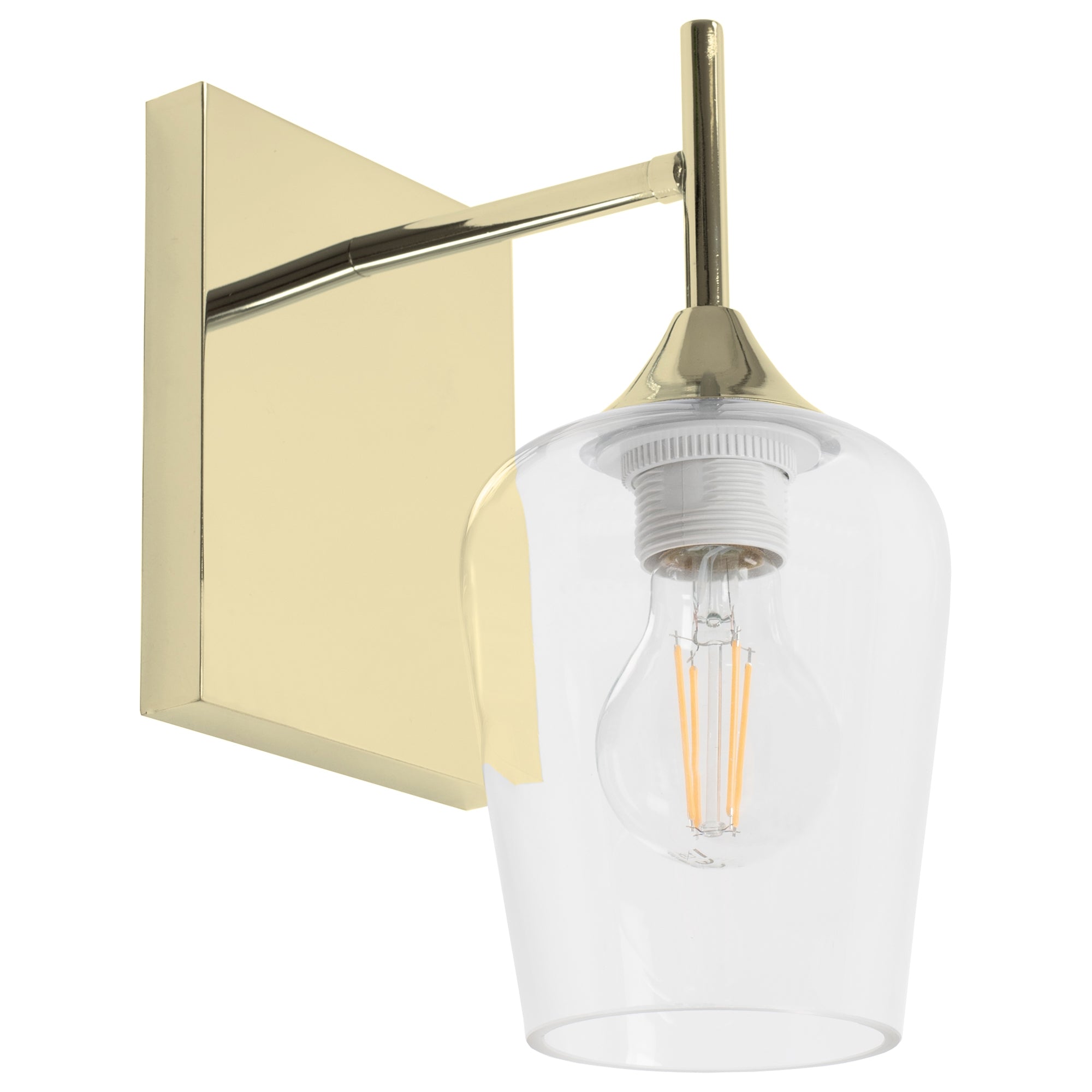 LAMPA ŚCIENNA KINKIET APP1232-1W  Złota  3
