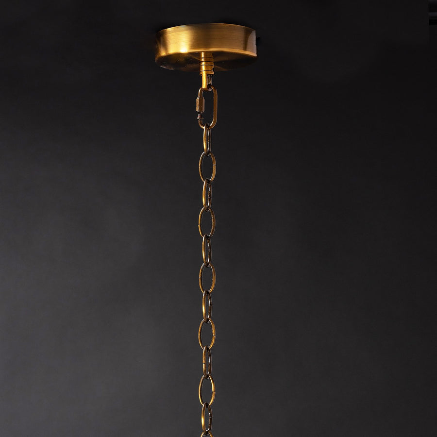 Lampa Kryształowa Żyrandol APP765-6CP Złota