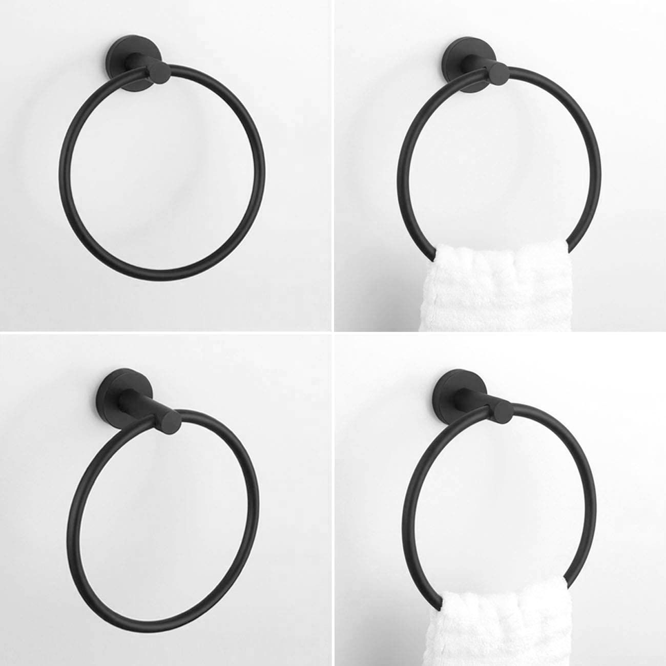 Wieszak łazienkowy RING 332915A MIST 05 CZARNY