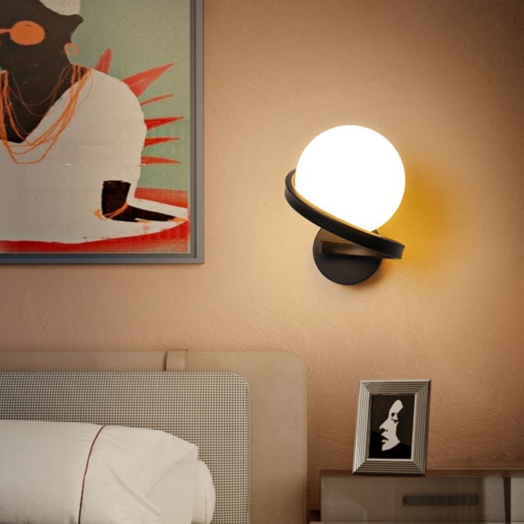 LAMPA ŚCIENNA KINKIET APP1209-1W  Czarny