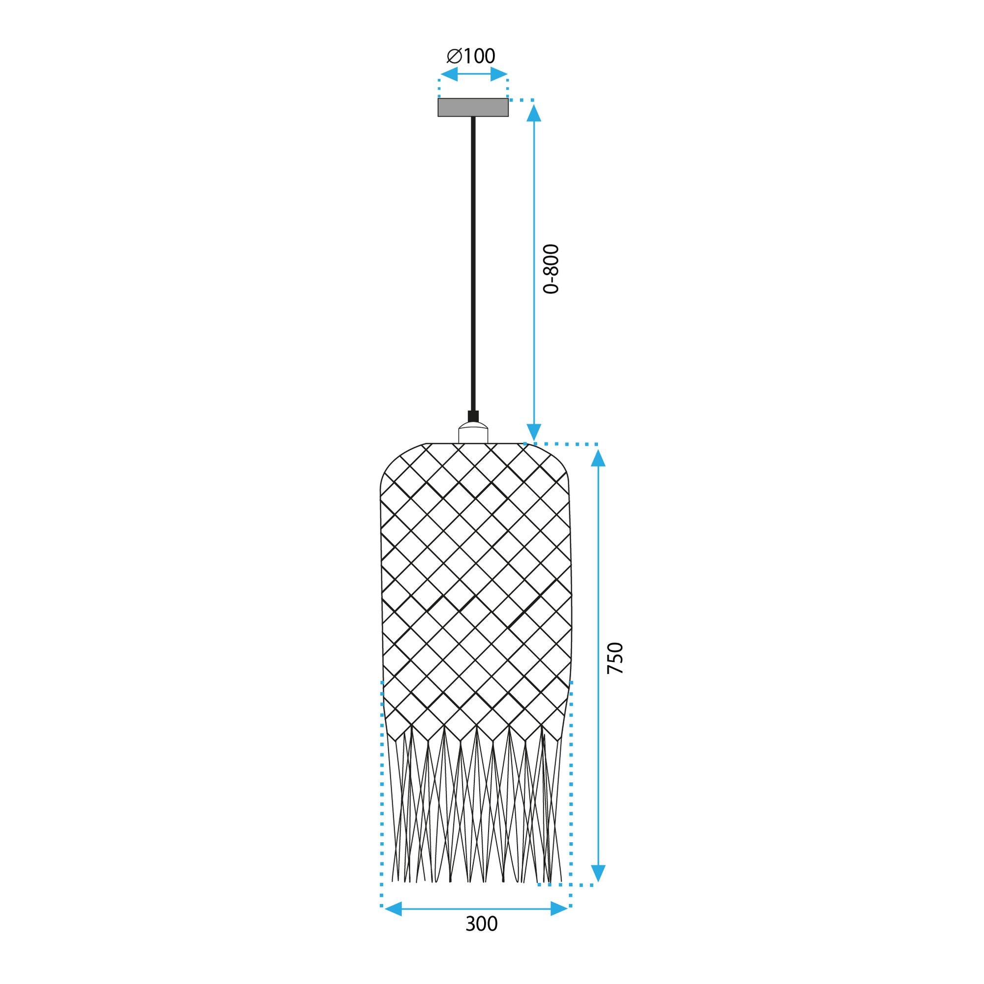 Lampa Wisząca Boho APP1276-1CP