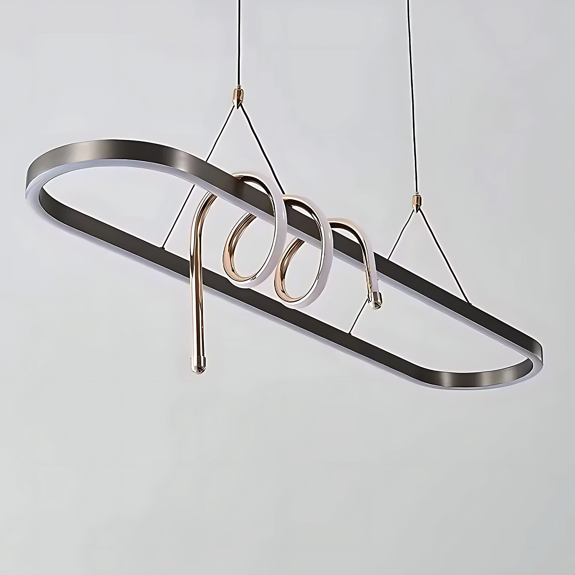Lampa Wisząca Led Lhj040-cp 120 Cm Czarna  7