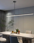 Lampa Sufitowa Wisząca Led App1659-cp Black 120cm  9
