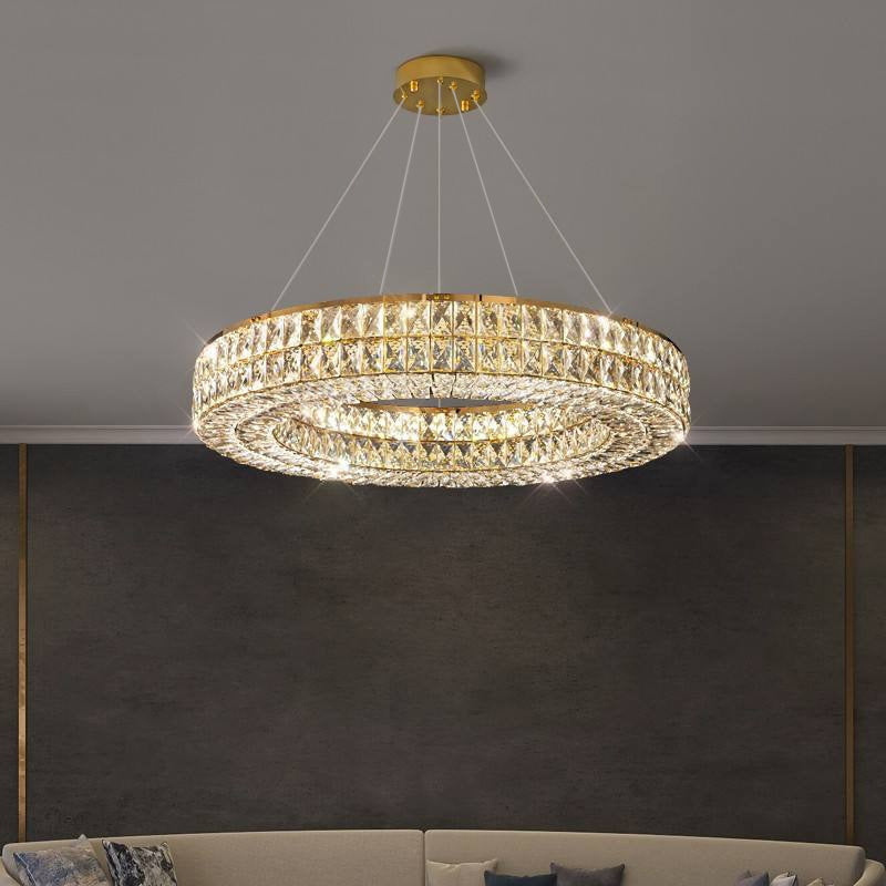 Lampa Sufitowa Wisząca Led App1568-cp Gold 60cm  8