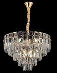Lampa Wisząca Z Kryształami G056-cp 50cm Złota  6
