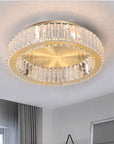 LAMPA KRYSZTAŁOWA PLAFON APP1722-C 50cm ZŁOTA SZCZOTKOWANA  8