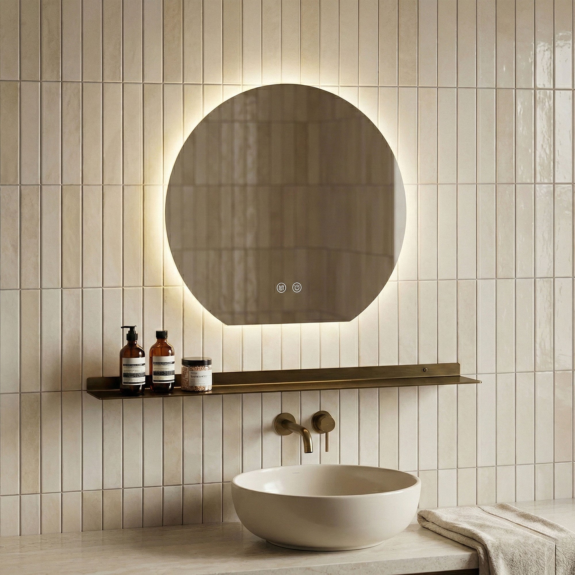 Lustro ścienne LED 70cm Fabio  8