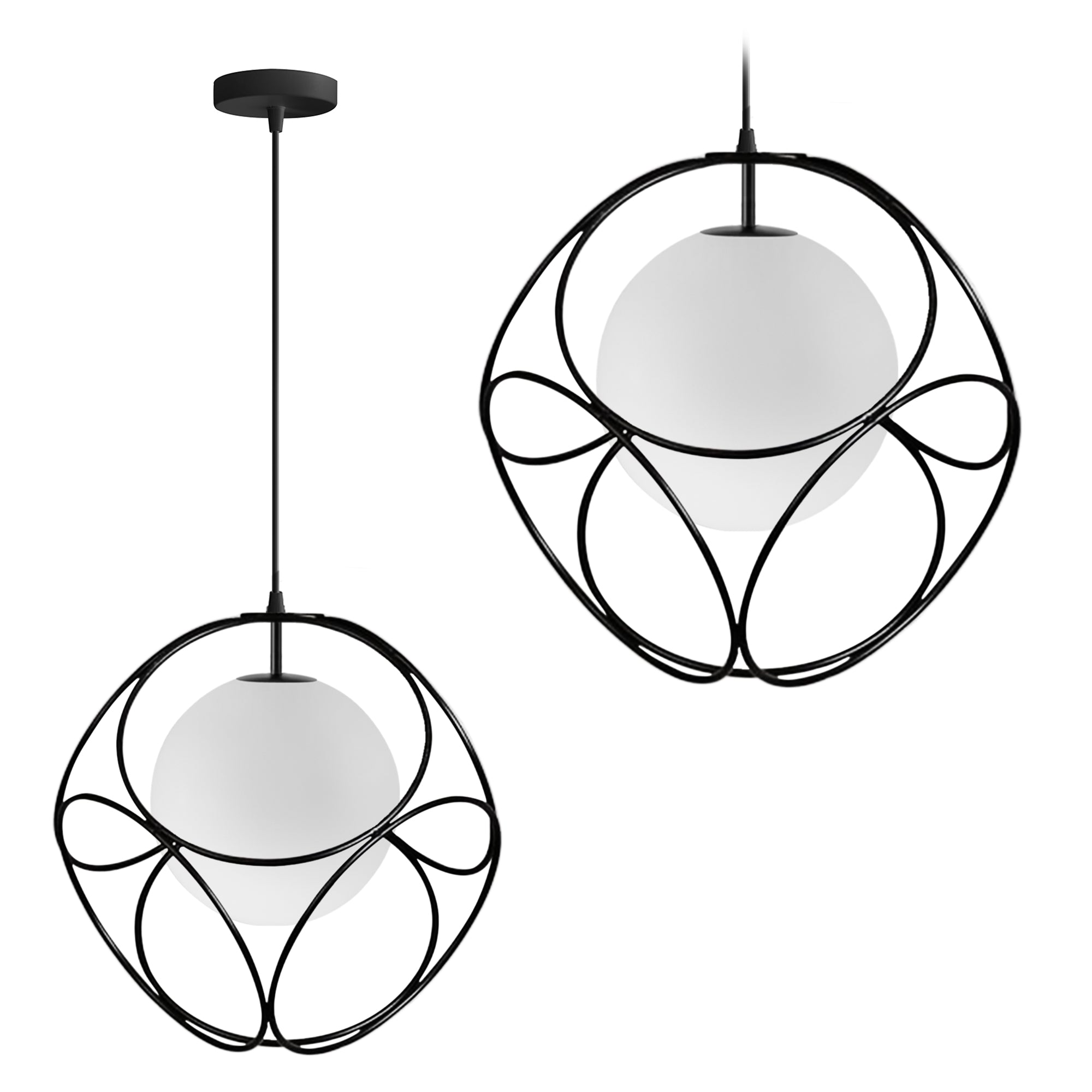 Lampa Wisząca APP1019-1CP  1