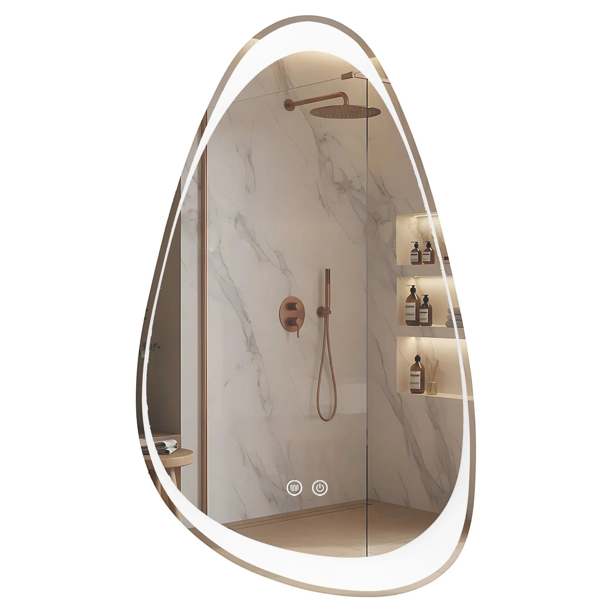 LUSTRO ŚCIENNE LED ART 90x50 cm  3