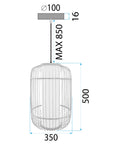 Lampa Wisząca Bambusowa APP1626-1CP  8