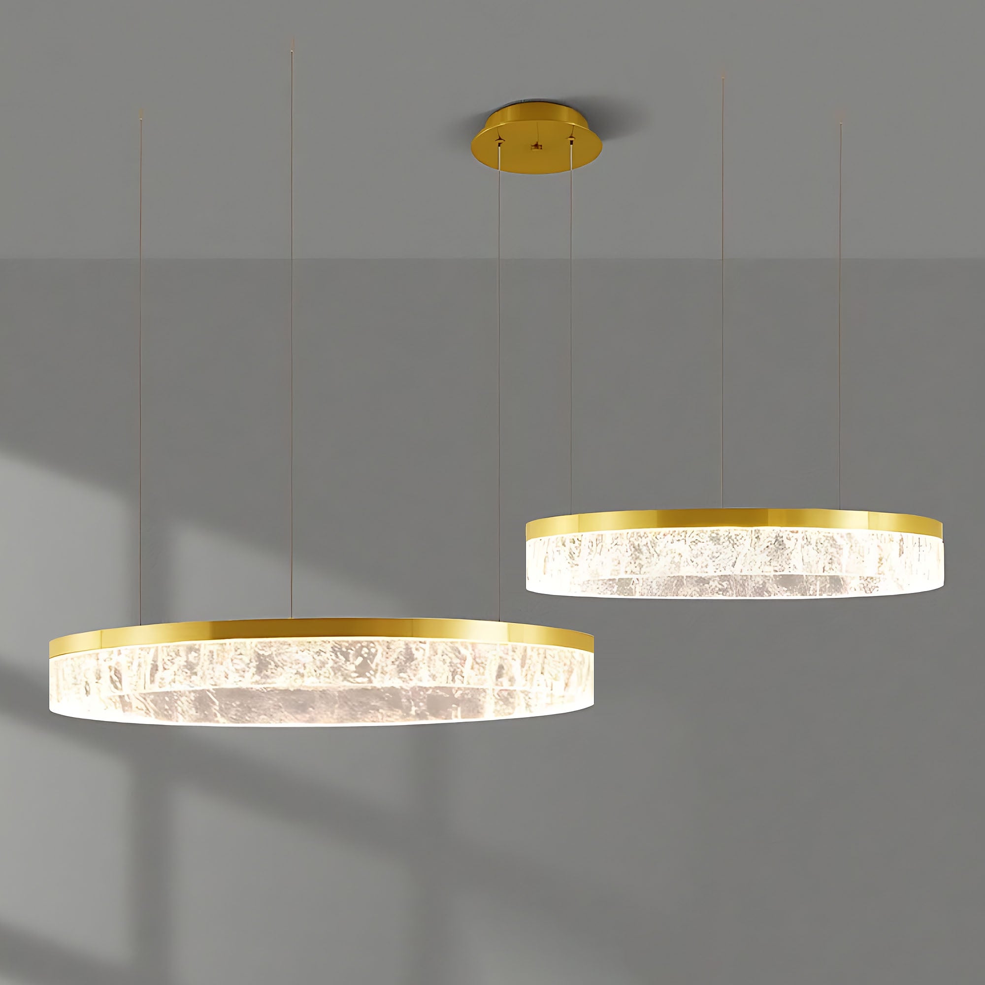 Lampa Wisząca Led Lhj048-cp2 Złota  3
