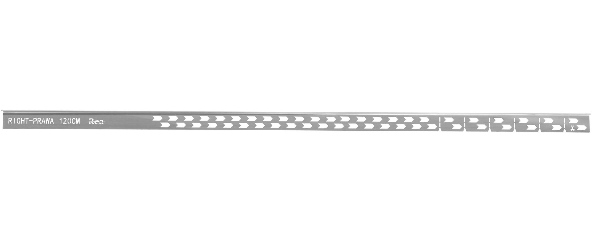 Listwa spadkowa brodzikowa 120cm Nikiel Szczotkowany
