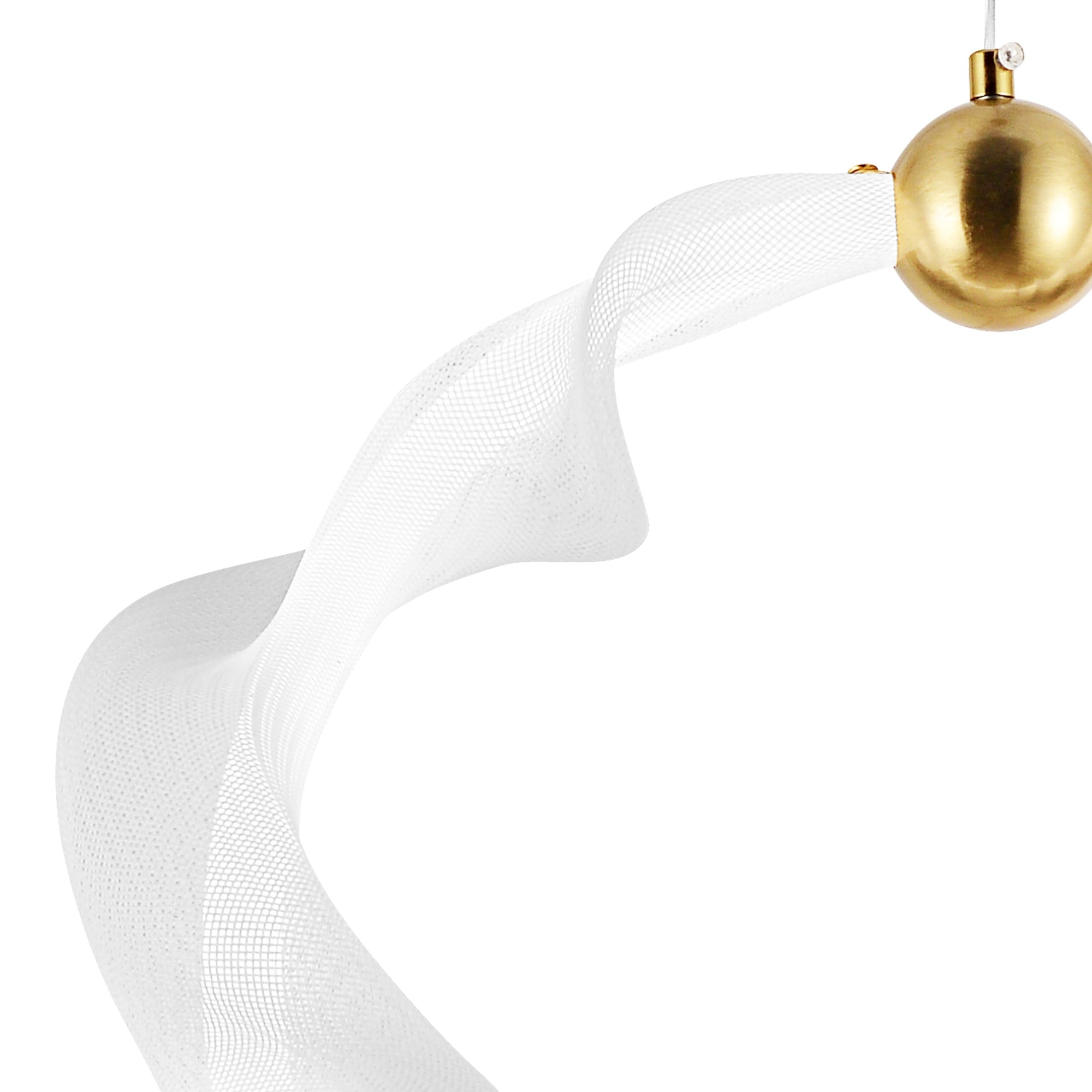 Lampa Wisząca Led G014-1cp Biały/złoty  3