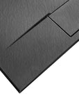 Brodzik Prysznicowy Bazalt Long Black 90x120  5
