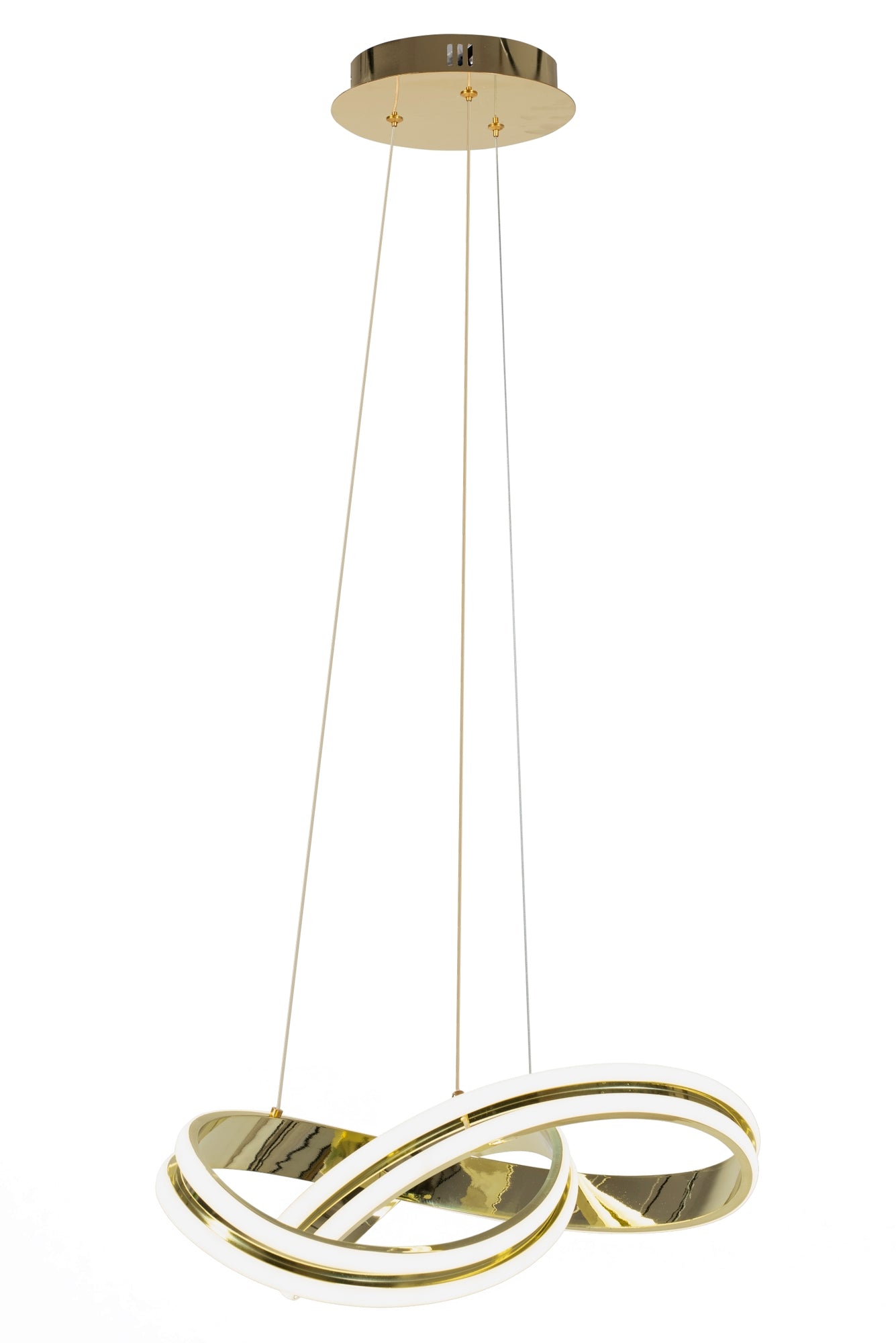 Lampa sufitowa nowoczesna LED + PILOT APP818-CP  Złota  3