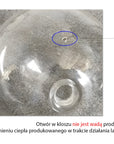 Lampa Sufitowa Wisząca Szklana Kula Złota 15cm APP1680-1CP  11