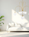 Lampa Sufitowa Wisząca Złota APP1584-6CP  6