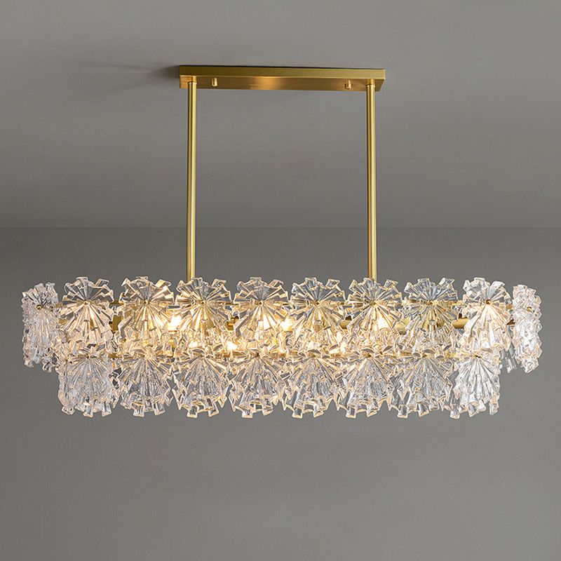 LAMPA KRYSZTAŁOWA WISZĄCA APP1198-4CP ZŁOTA