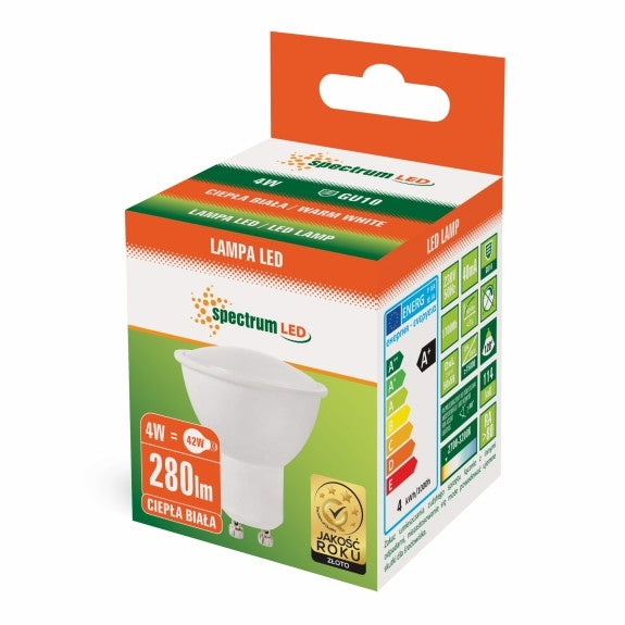 Żarówka Led Ciepła Gu10 230v 4w 13259  2