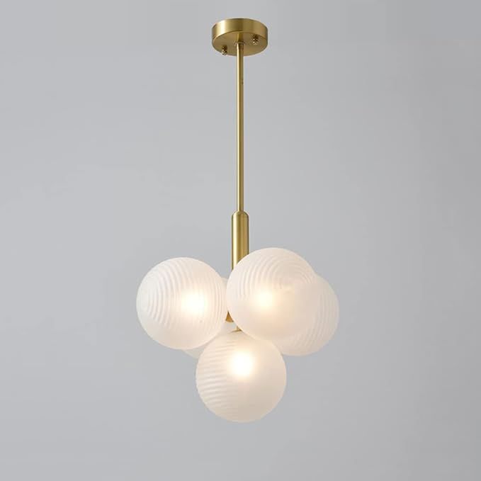 LAMPA SUFITOWA WISZĄCA ZŁOTA APP1574-5CP