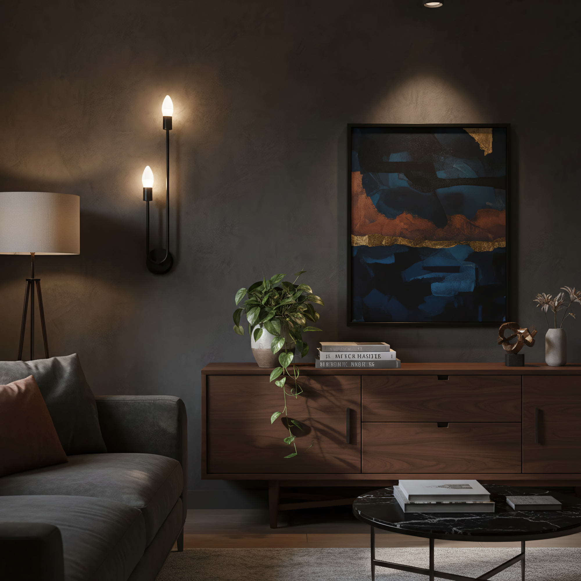 LAMPA ŚCIENNA KINKIET APP1147-2W czarna  4