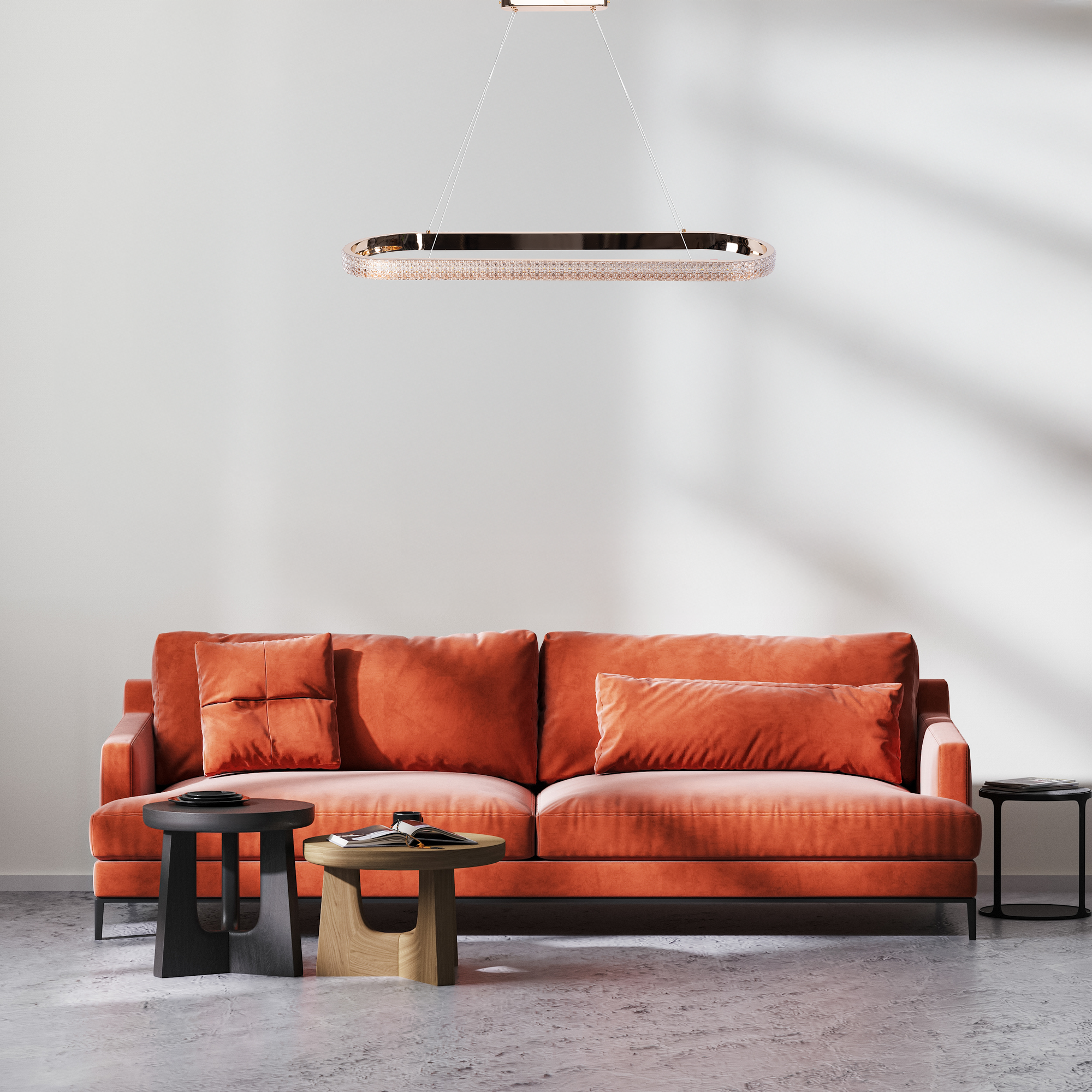 Lampa Wisząca Led App1751-cp Złota 90 Cm  5