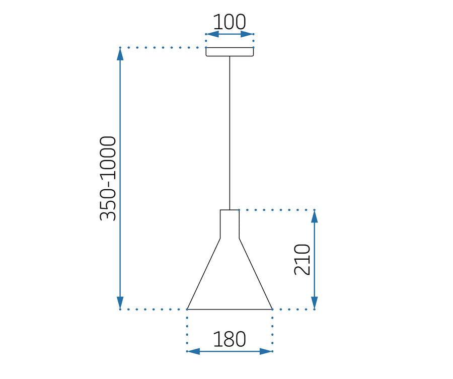 Lampa Wisząca Betonowa APP995-1CP