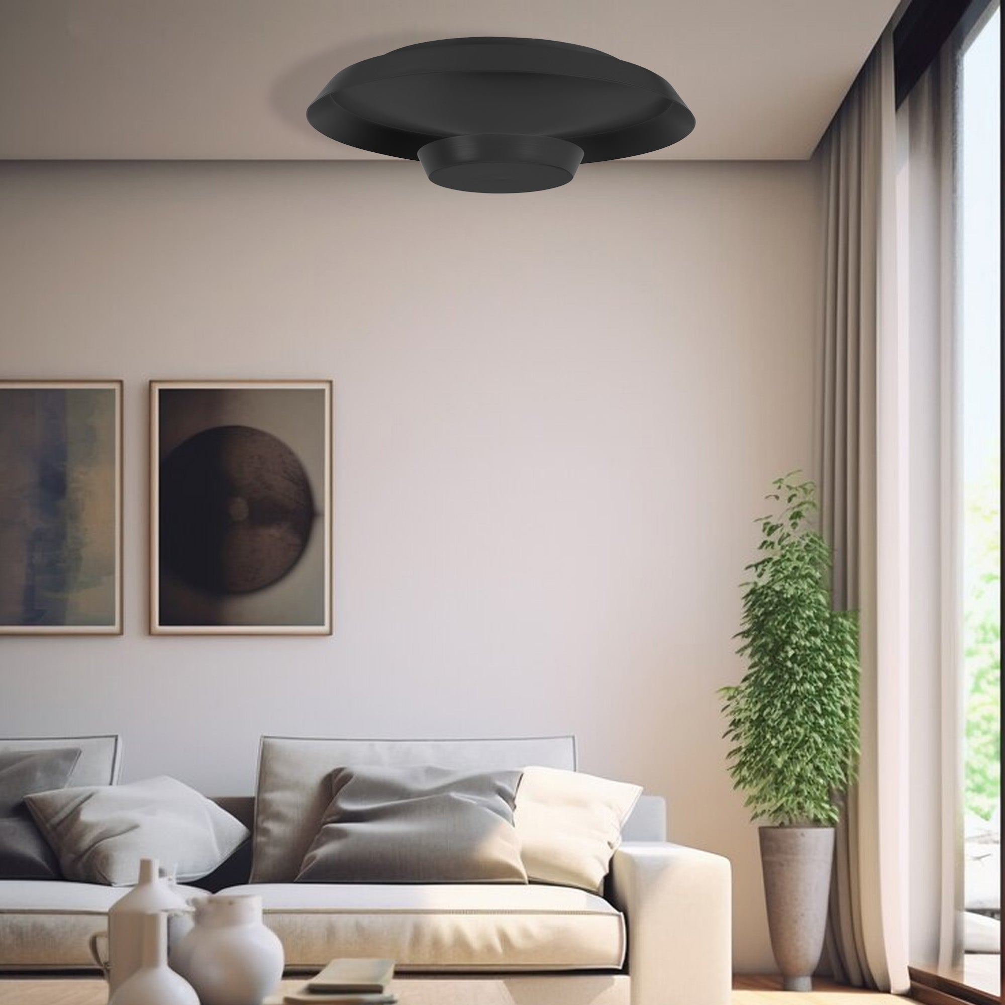LAMPA SUFITOWA LED BLACK APP1461  4