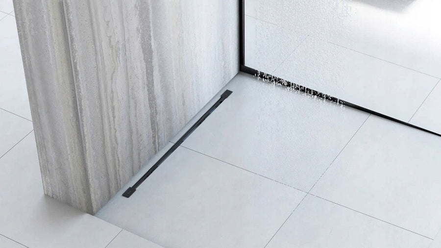Listwa spadkowa brodzikowa 120cm Czarna