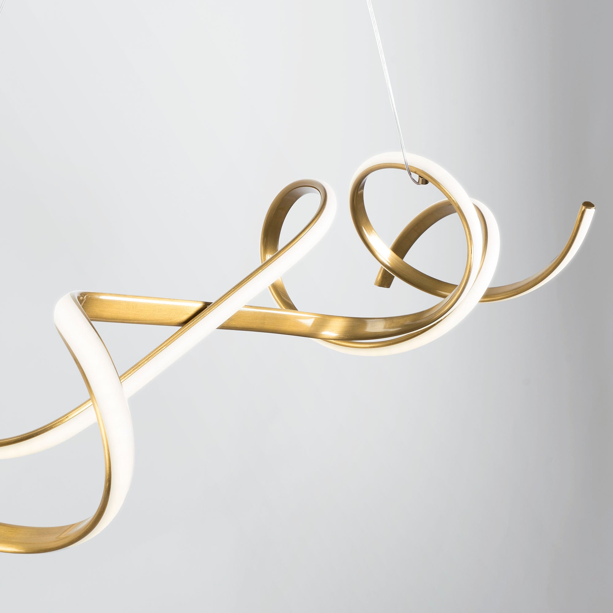 Lampa Wisząca Led App1777-cp Złota  5