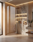 Kabina prysznicowa Walk-In Rea Flexi Transparent / Brush Copper 70  7
