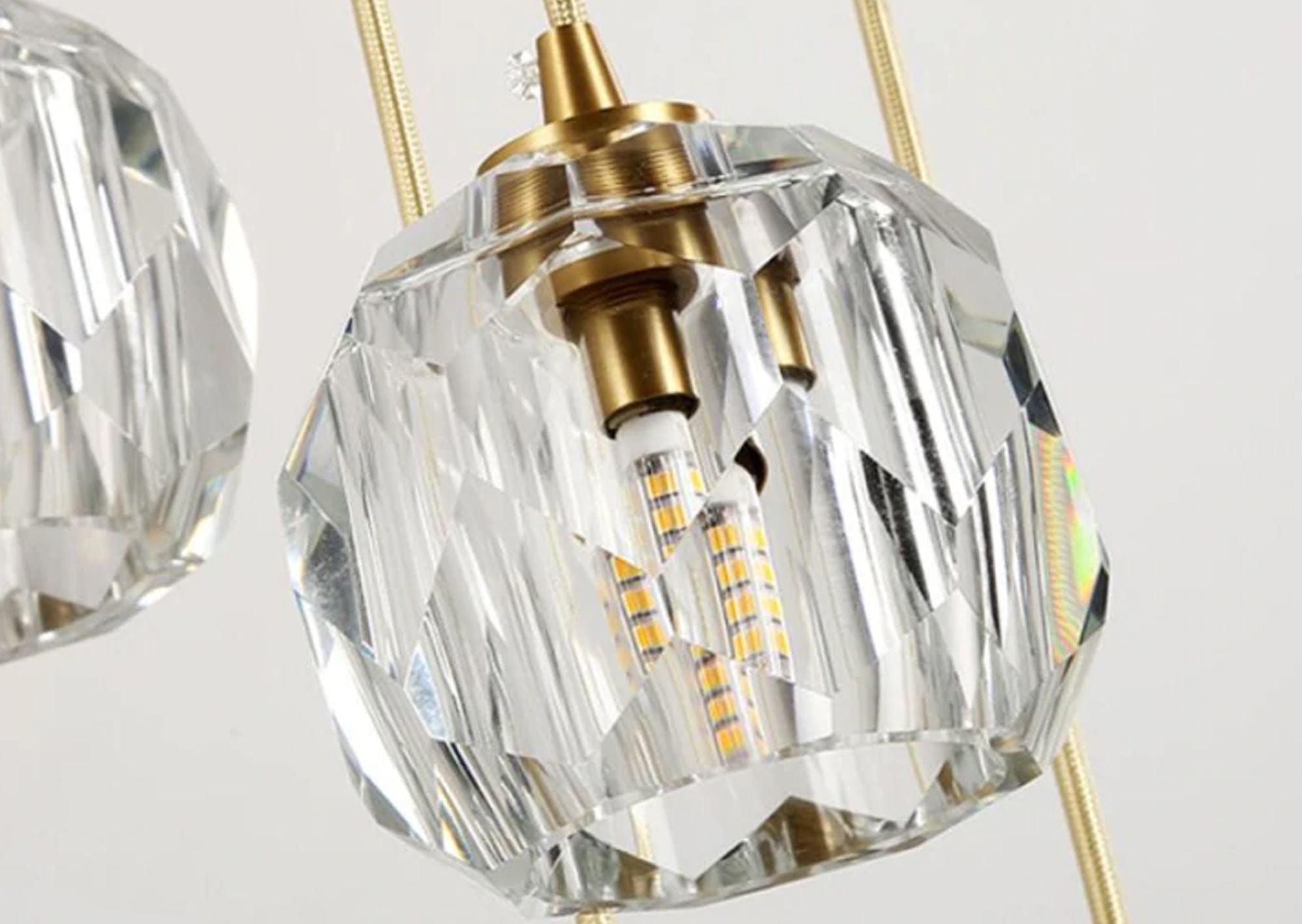 Lampa Sufitowa Kryształ APP588-3CPR Czarna