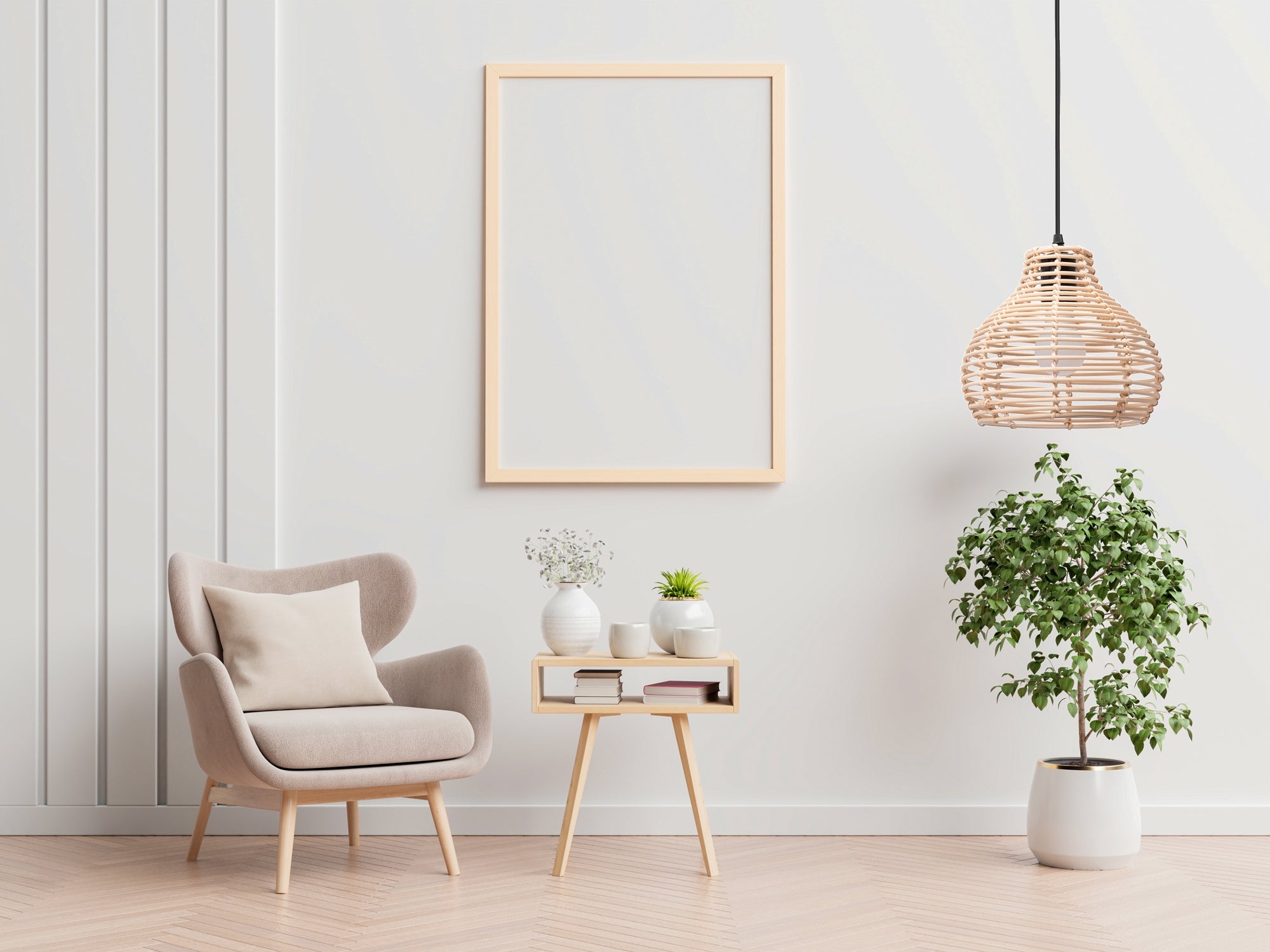 Lampa Sufitowa Wisząca Natural Boho APP984-1CP Small  6