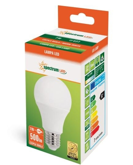 Żarówka Led Ciepła E-27 230v 7w 13900  3
