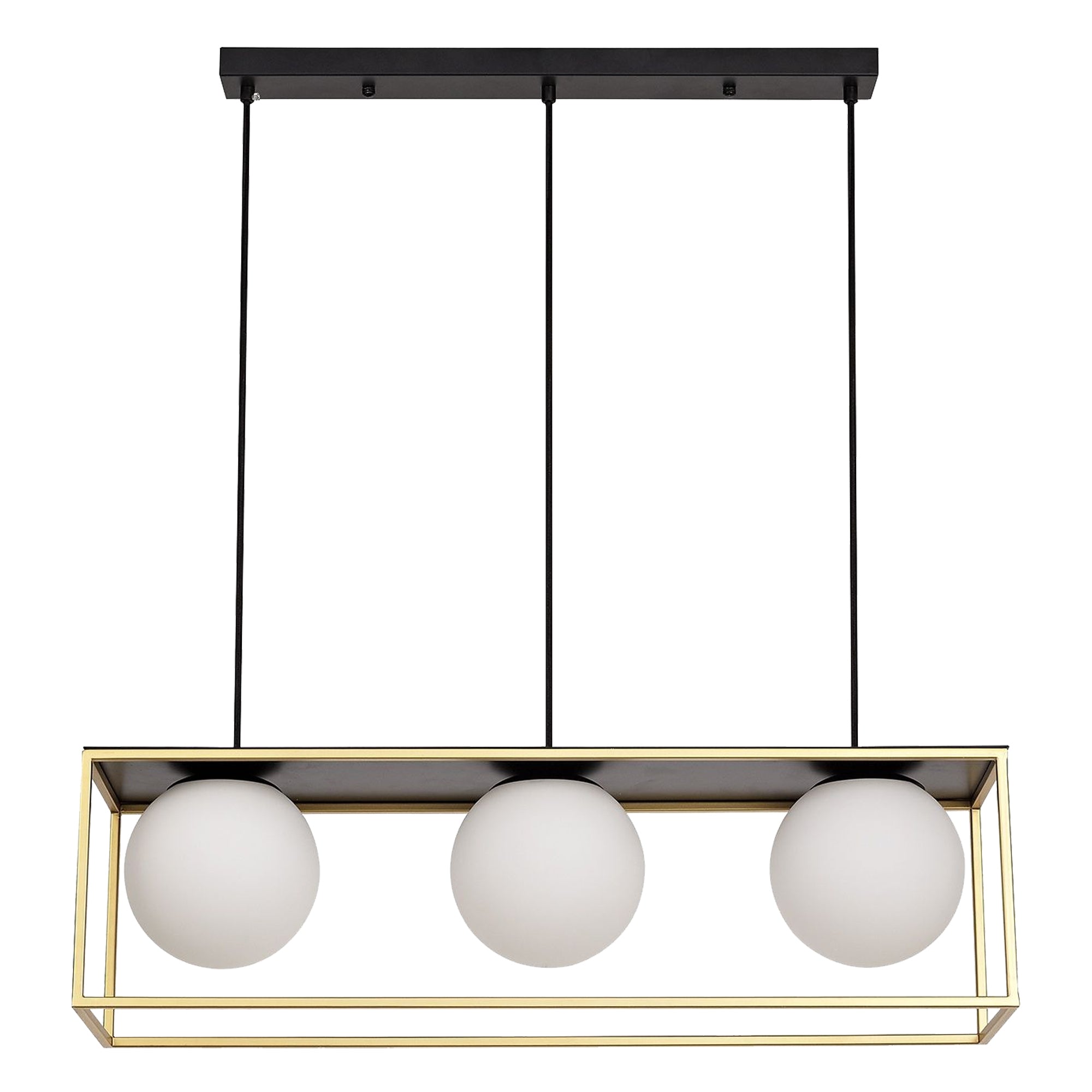 Lampa sufitowa Czarno Złota APP1164-3CP  2