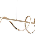 LAMPA WISZĄCA LED G065-CP Złota  3
