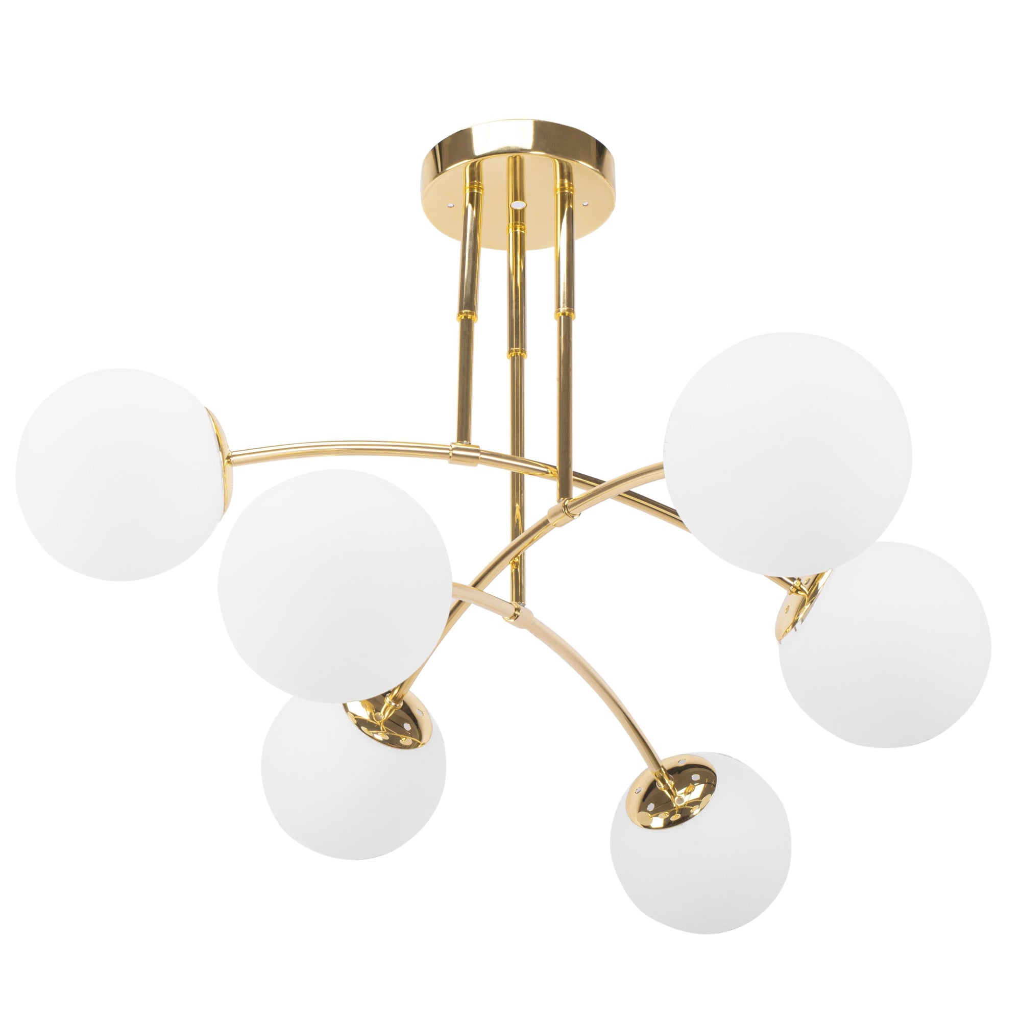 Lampa Wisząca Sufitowa Złota APP1577-6C  8
