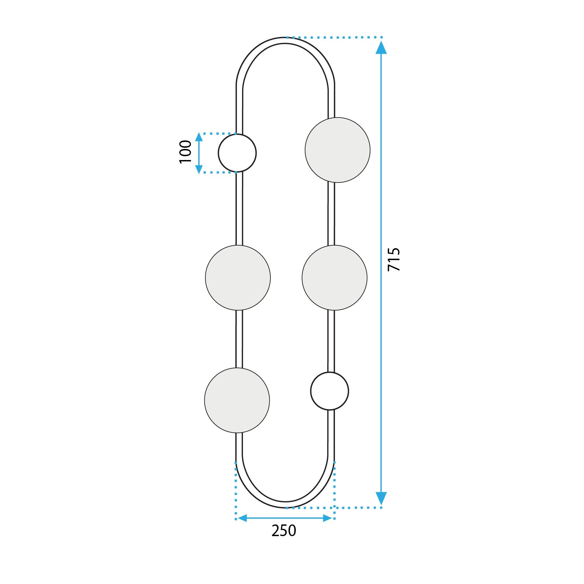 LAMPA ŚCIENNA KINKIET APP1144-4W złota