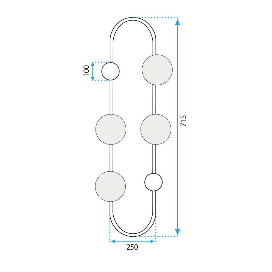 LAMPA ŚCIENNA KINKIET APP1144-4W złota