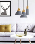 Lampa sufitowa SCANDI B APP059-1CP Szara