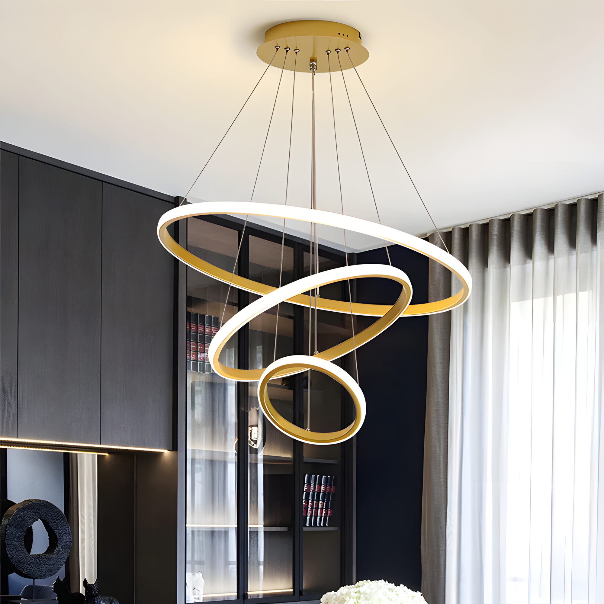 Lampa Wisząca Lhj010-cp4 Brush Gold  10