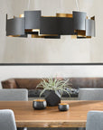 Lampa Sufitowa Wisząca Czarna APP1561-6CP  9