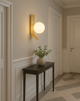 Kinkiet Ścienny APP1759-1W Brush Gold/white  5