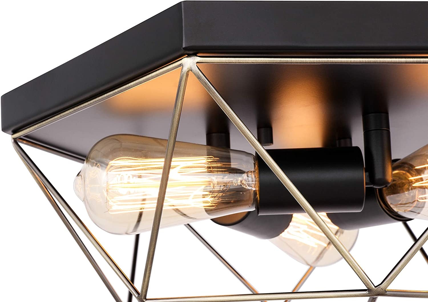 Lampa sufitowa plafon APP1094-3C Złota  3