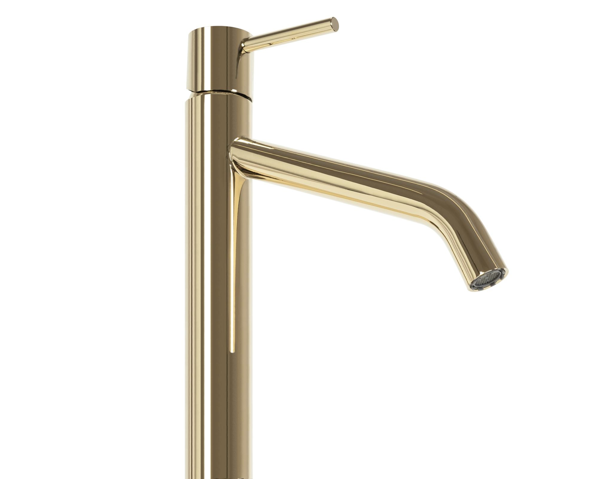 Bateria Umywalkowa REA LEVEL Złota Niska Gold