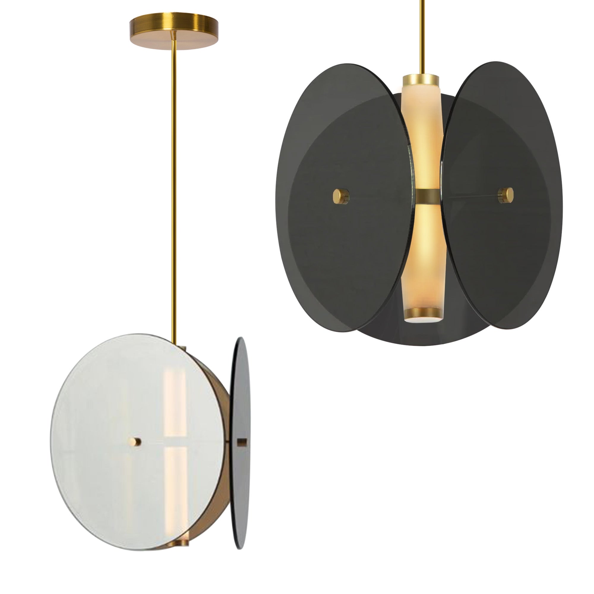 Lampa Sufitowa Wisząca Czarna App1675-cp Round  1