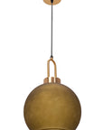 Lampa Sufitowa Wisząca Szklana Mat Kula 25cm APP627-1CP