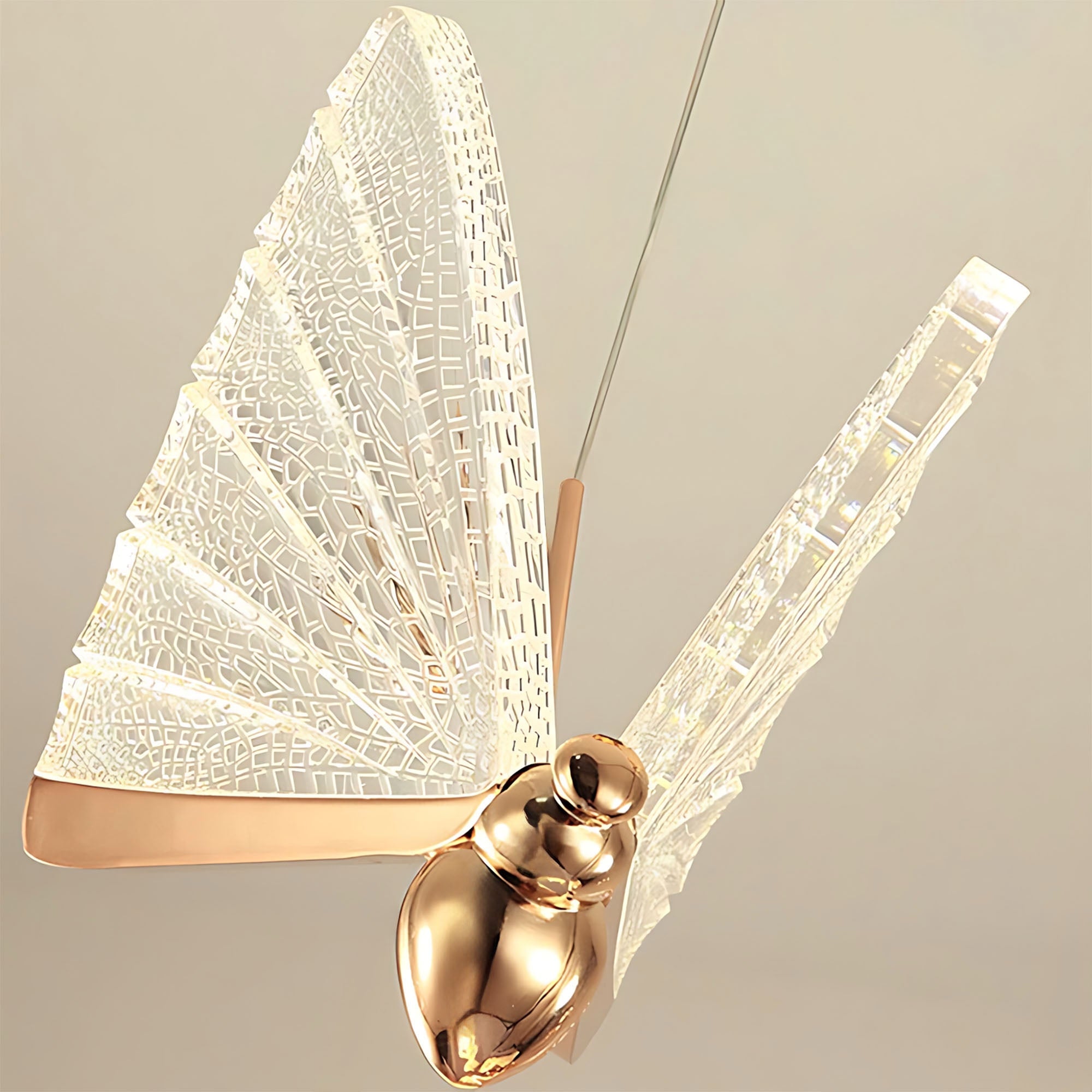 Lampa Wisząca Led Lhj105-1cp Złota  3